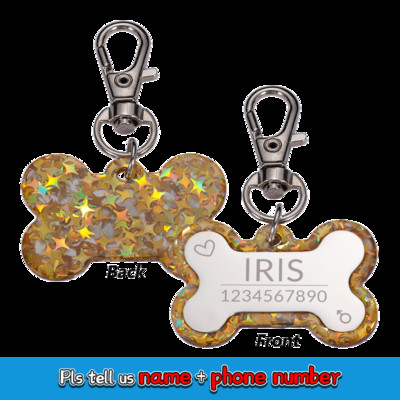 Etichetă de identificare acrilică pentru animale de companie, personalizată, pentru câine, pisică, accesorii pentru zgarda colorate, etichetă cu nume pentru animale de companie, etichete personalizate gratuite pentru gulere