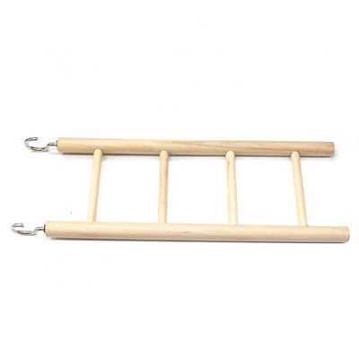 Koka piekārta rotaļlieta 3/4/5/6/7/8 soļi Mājdzīvnieku putns Papagailis kāpšanas kāpnes būrī košļājamā rotaļlieta