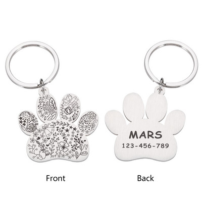 Pielāgota suņu kaklasiksnas vārda zīme Suņa medaļa ar gravējumu vārda Tālruņa numurs Mājdzīvnieki Aksesuāri suņiem Ķepu iejūga Kulonu ID birkas