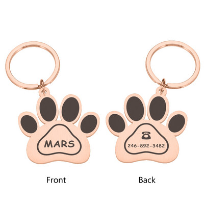 Pielāgota suņu kaklasiksnas vārda zīme Suņa medaļa ar gravējumu vārda Tālruņa numurs Mājdzīvnieki Aksesuāri suņiem Ķepu iejūga Kulonu ID birkas