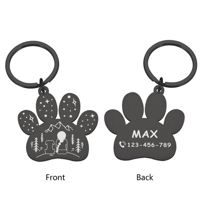 Pielāgota suņu kaklasiksnas vārda zīme Suņa medaļa ar gravējumu vārda Tālruņa numurs Mājdzīvnieki Aksesuāri suņiem Ķepu iejūga Kulonu ID birkas