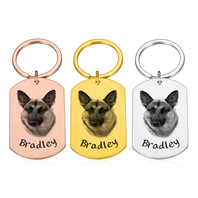 Etichetă personalizată pentru câini pentru pisici Etichete de identificare personalizate pentru animale de companie cu fotografie Etichetă pentru guler pentru câini Cadou pentru cățeluș Accesorii pentru câini pentru pisici Decorare guler