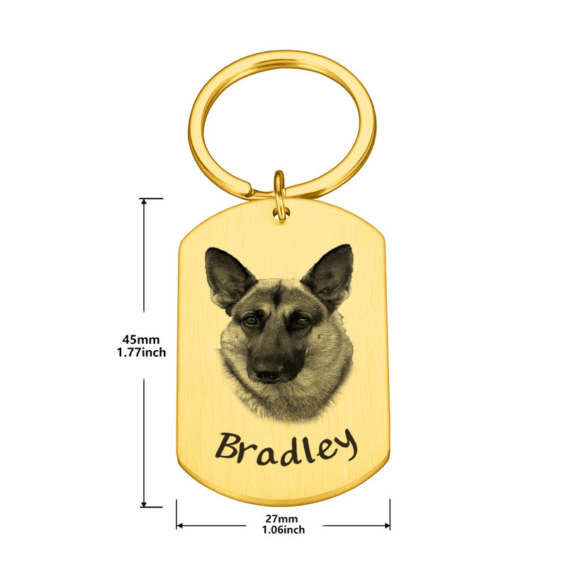 Etichetă personalizată pentru câini pentru pisici Etichete de identificare personalizate pentru animale de companie cu fotografie Etichetă pentru guler pentru câini Cadou pentru cățeluș Accesorii pentru câini pentru pisici Decorare guler