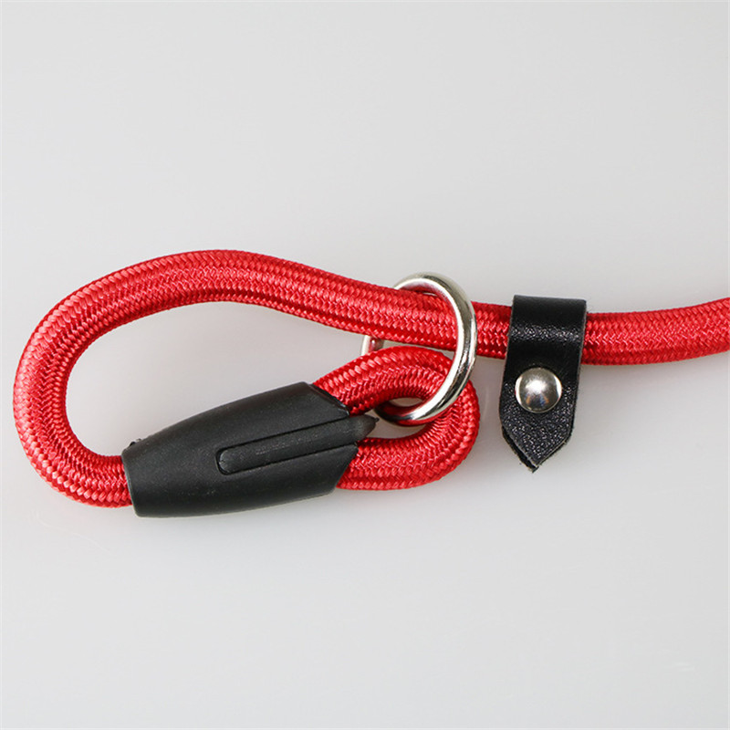 130 cm, nailon, robust, pentru câini de companie, frânghie rotundă, lesă reglabilă pentru zgarda pentru câini de talie mică, pentru dresaj de căței, lanț P, plimbări pentru animale de companie.