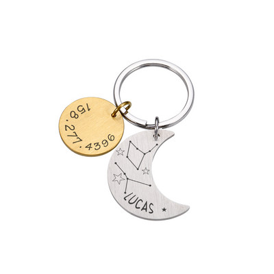 Isikupärastatud kaelarihm Lemmiklooma ID silt Graveeritud lemmiklooma ID nimi telefoninumber kassikutsikale Koerasildi ripats Võtmehoidja Kuu Lemmikloomatarvikud