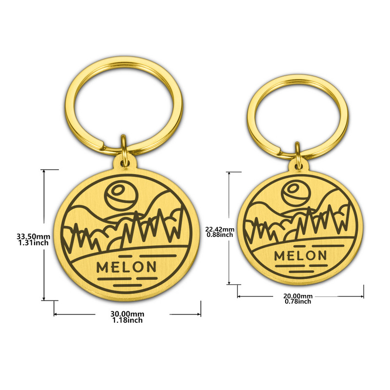 Personalizēta suņa plāksne, iegravēta mājdzīvnieka nozīmīte pret pazaudēšanu, ar lāzeru gravējama adrešu etiķetes suņiem Atzīme kaķu mājdzīvniekiem Aksesuāri