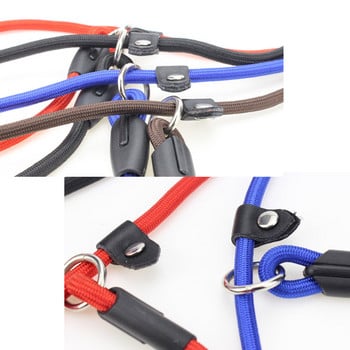 S/M/L Slip Leash Training Dog Pet Dog Nylon Rope Lead Strap Ρυθμιζόμενο κολάρο έλξης Προμήθειες για σκύλους Αξεσουάρ για κουτάβι