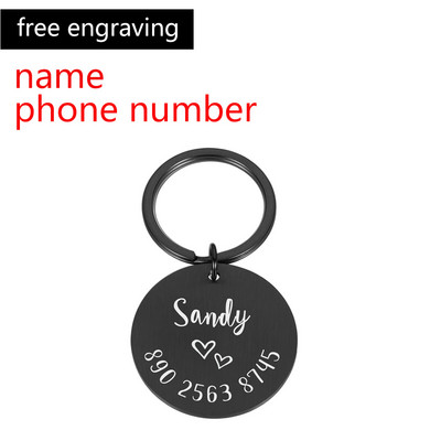Anti-lost ID oznaka Ogrlica za pse Personalizirana ID oznaka za kućne ljubimce Ugravirana identifikacijska oznaka za kućnog ljubimca Naziv za mačku Štene Oznaka za ogrlicu prilagođenog imena Dodaci za kućne ljubimce