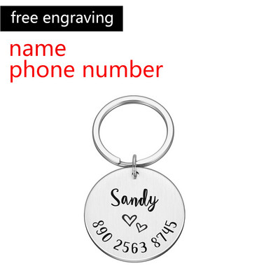 Anti-lost ID oznaka Ogrlica za pse Personalizirana ID oznaka za kućne ljubimce Ugravirana identifikacijska oznaka za kućnog ljubimca Naziv za mačku Štene Oznaka za ogrlicu prilagođenog imena Dodaci za kućne ljubimce