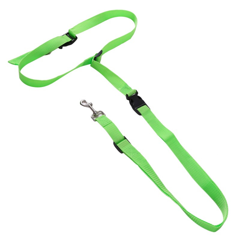 Lesă pentru câini Lesă pentru animale de companie, reglabil, mâini libere, câine, animal de companie, plimbare, alergare, jogging, lesă, centură de talie, curea pentru piept, cadou