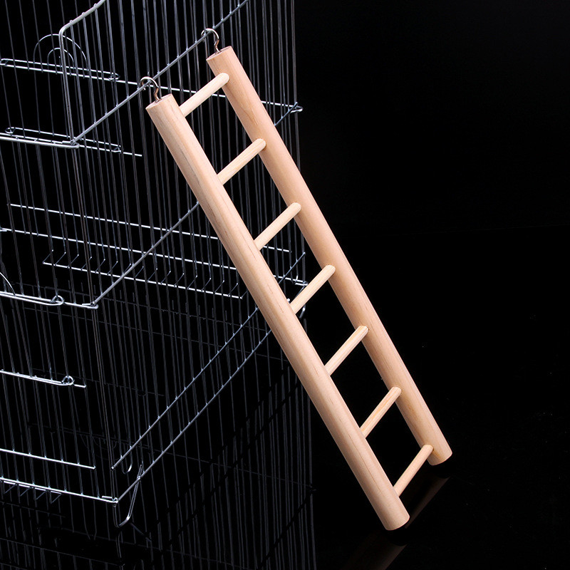 Koka putnu kāpnes 5/7 pakāpienu papagaiļa kāpnes kāpšanas rotaļlieta elastīga putnu būrīša aksesuāri dekorācija kabatas papagailim Jauns