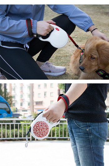 Dog Leash Hands Free Βραχιόλι με λουρί Αξεσουάρ για σκύλους Ρυθμιζόμενο λουρί για σκύλους Δαχτυλίδι βραχιόλι για σκύλους Αξεσουάρ Walker για σκύλους Προμήθειες για κατοικίδια