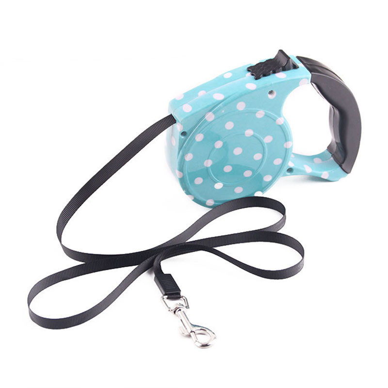 Lemmikloomatarbed Koera kaelarihma rihm Automaatne sissetõmmatav jalutusrihm kutsikate patrullköiega kõndimine kassiga väikese ja keskmise suurusega koera rihm