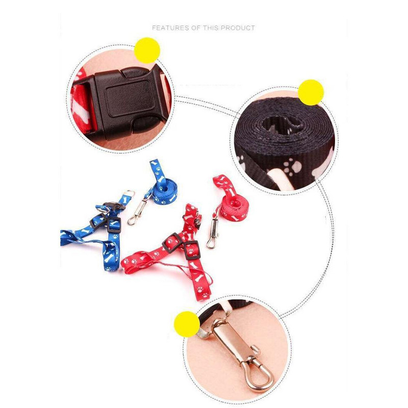 Kačių šunų antkaklis pavadėlis Minkštas kvėpuojantis šuniuko grandinės diržas mažų veislių šunims Priedai Naminis meškiukas Čihuahua