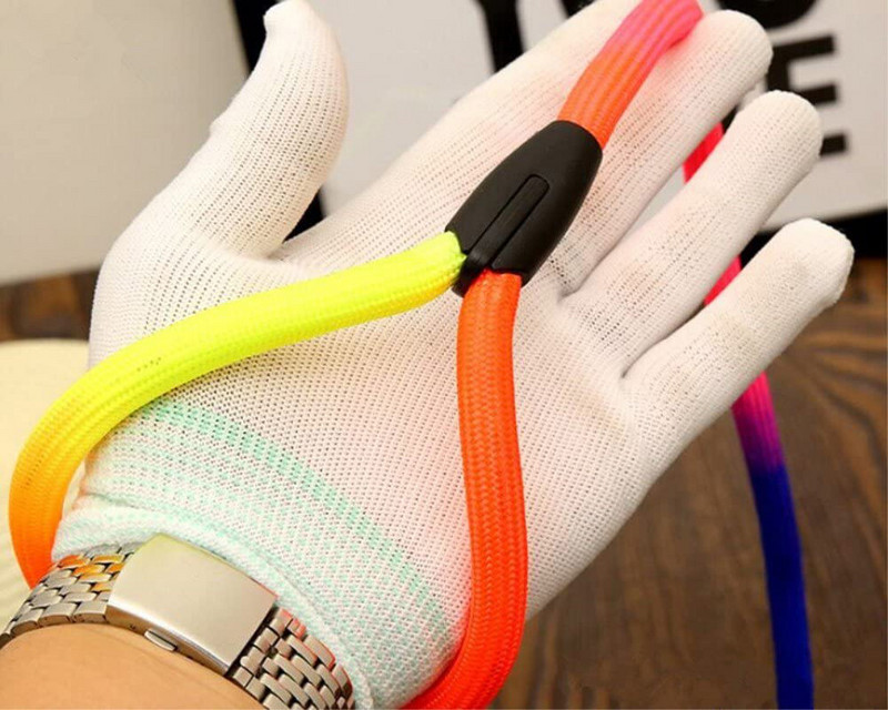 Varavīksnes mājdzīvnieku suns neilona virves apmācības pavadas slīdēšanas pavada siksna, regulējama vilces kakla siksna