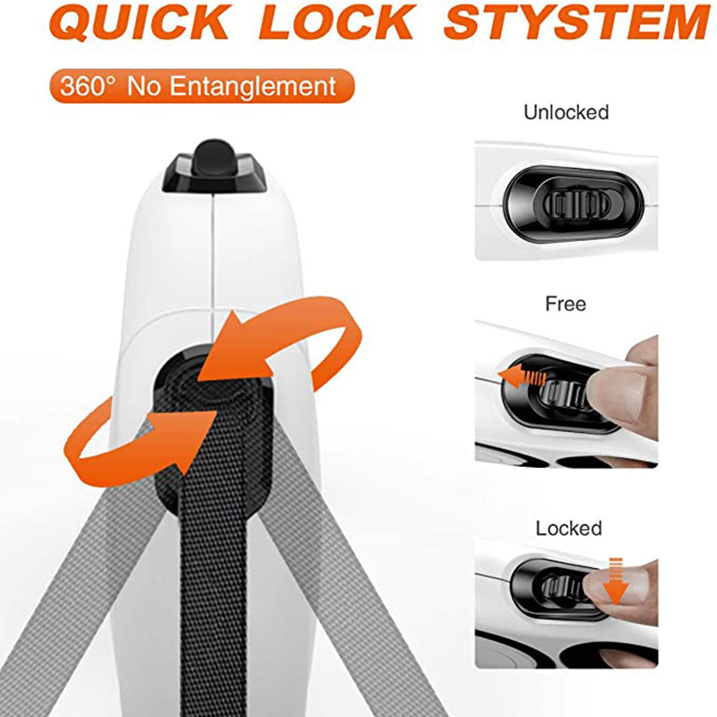 Lesă pentru câini 3/5/8M, automată, retractabilă pentru câini, frânghie durabilă de tragere din nailon pentru provizii de plimbare pentru cățeluși mici și mijlocii