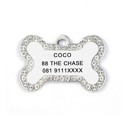 Etichete de identificare personalizate pentru animale de companie gravate cu numele animalului de companie Număr Adresă pisică zgarda câine pandantiv pentru animale de companie cățeluș colier pisică accesorii guler