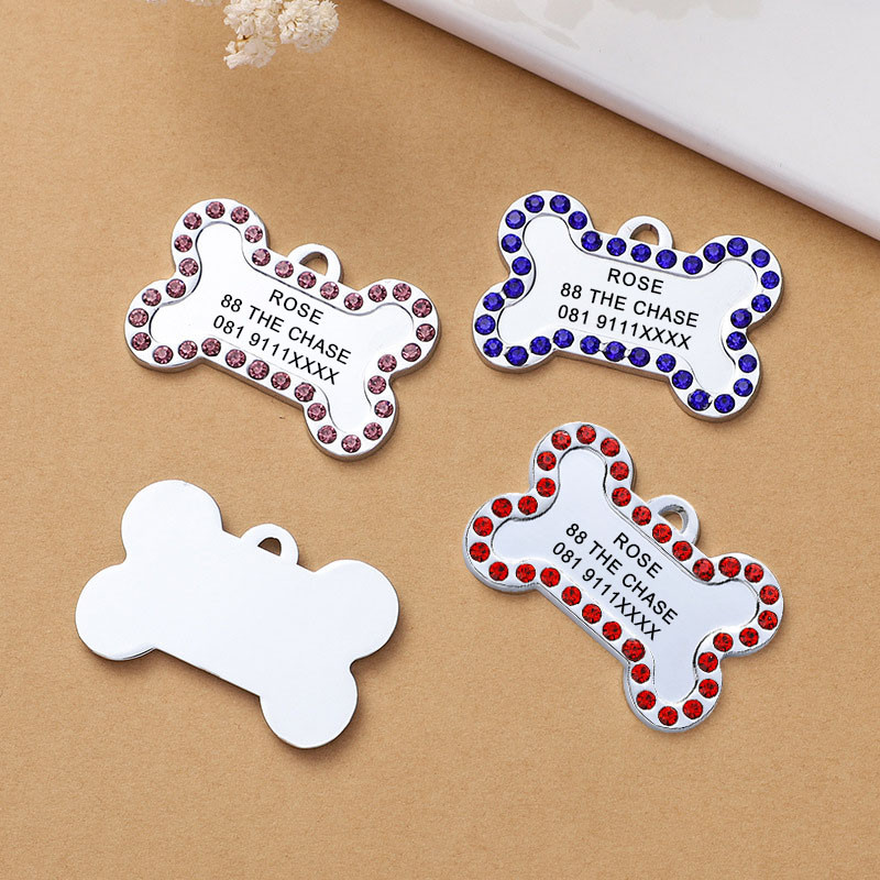 Etichete de identificare personalizate pentru animale de companie gravate cu numele animalului de companie Număr Adresă pisică zgarda câine pandantiv pentru animale de companie cățeluș colier pisică accesorii guler