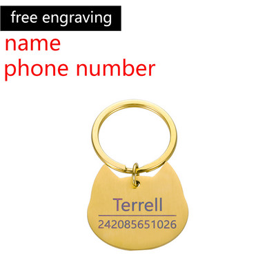 Personalizēta iegravēta kaķa suns mājdzīvnieka identifikācijas zīme suns pret nozaudēšanu apkakles piekariņš mājdzīvnieka vārda apkakles siksna kucēns kaķa kaklasiksnas aksesuāri sunim