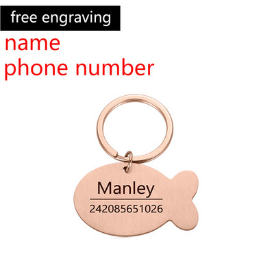 Personalizēta iegravēta kaķa suns mājdzīvnieka identifikācijas zīme suns pret nozaudēšanu apkakles piekariņš mājdzīvnieka vārda apkakles siksna kucēns kaķa kaklasiksnas aksesuāri sunim