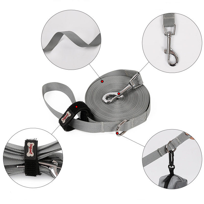 5/10 meetrit nailonist koerapliirihm Lemmikloomatarbed jalutusrihmad Juhtköis väikestele ja metsikutele koertele pikk koerte treenimisrihm