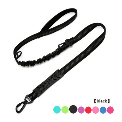 Lesă pentru câini Okinawa rezistentă la explozie, lesă elastică reflectorizante pentru animale de companie pentru plimbarea câinilor și centură de siguranță pentru câini pentru câini mari, mijlocii mici