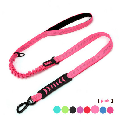 Lesă pentru câini Okinawa rezistentă la explozie, lesă elastică reflectorizante pentru animale de companie pentru plimbarea câinilor și centură de siguranță pentru câini pentru câini mari, mijlocii mici