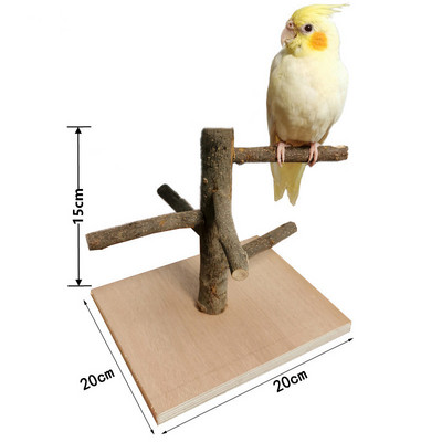 Dabīga koka rotaļu laukums papagaiļiem Putnu rotaļlietas Šūpoles Kāpšana Piekārts Papagaiļa rotaļu stends Aktivitāšu centrs Vingrinājumi Spēles Putnu laktas