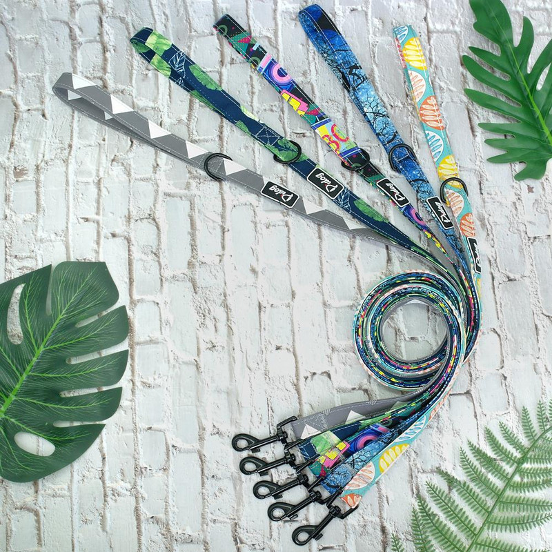 Σχοινί λουριών κατοικίδιων ζώων 4 ποδών με τυπωμένο νάιλον λουρί για κατοικίδια για μικρούς μεσαίους σκύλους Μαλακά λουριά για περπάτημα κατοικίδιων ζώων Chihuahua Pitbull