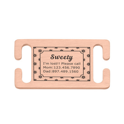 Isikupärastatud lemmiklooma ID silt Lükatav, graveeritud roostevabast terasest nimesildid Kaelarihma tarvikud Ripats Graveerimine Aadressi Koerte Nimesilt