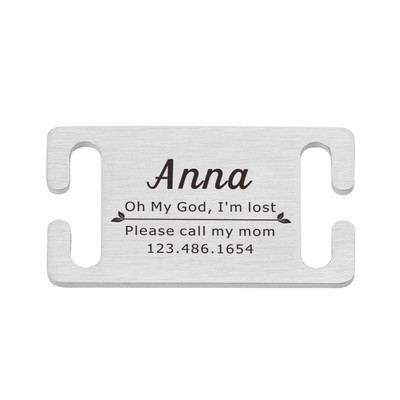 Isikupärastatud lemmiklooma ID silt Lükatav, graveeritud roostevabast terasest nimesildid Kaelarihma tarvikud Ripats Graveerimine Aadressi Koerte Nimesilt