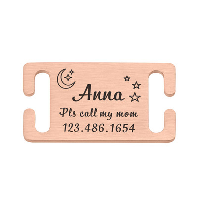 Isikupärastatud lemmiklooma ID silt Lükatav, graveeritud roostevabast terasest nimesildid Kaelarihma tarvikud Ripats Graveerimine Aadressi Koerte Nimesilt