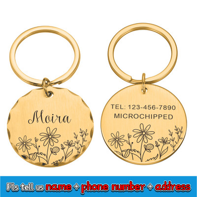 Lemmiklooma ID-sildid Pits Lemmikkoer Kassi kaelarihm Aksessuaarid Koerad Nimesildid Isikupärastatud ID-sildi ripats Kohandatud tasuta graveeritud kadumisevastane