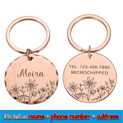 Lemmiklooma ID-sildid Pits Lemmikkoer Kassi kaelarihm Aksessuaarid Koerad Nimesildid Isikupärastatud ID-sildi ripats Kohandatud tasuta graveeritud kadumisevastane