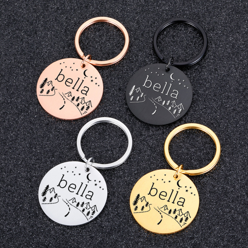 Etichete cu nume personalizate pentru adresă Etichete pentru câini pentru animale de companie Accesorii pentru zgarda pentru pisici Decorare ID-ul pentru animale de companie Etichete pentru câini gulere Etichetă pentru pisici din oțel inoxidabil