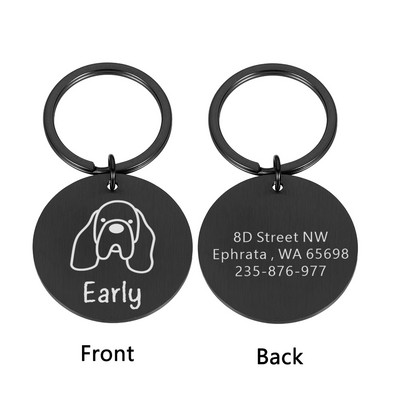 Kohandatud koerasildid Isikupärastatud graveeritud Lemmiklooma kutsika Kassi ID Kaelarihm Nime Aadress Silt Lemmikloomatarvikud Väikestele Koertele Kassi lemmikloomad Tooted