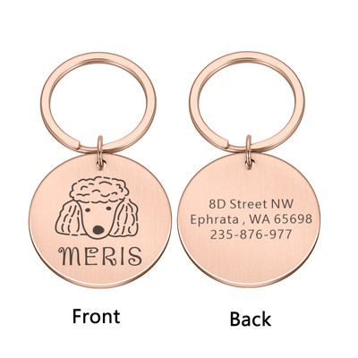 Kohandatud koerasildid Isikupärastatud graveeritud Lemmiklooma kutsika Kassi ID Kaelarihm Nime Aadress Silt Lemmikloomatarvikud Väikestele Koertele Kassi lemmikloomad Tooted