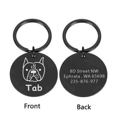 Kohandatud koerasildid Isikupärastatud graveeritud Lemmiklooma kutsika Kassi ID Kaelarihm Nime Aadress Silt Lemmikloomatarvikud Väikestele Koertele Kassi lemmikloomad Tooted