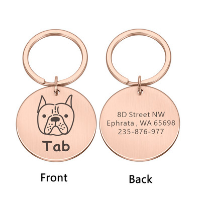 Kohandatud koerasildid Isikupärastatud graveeritud Lemmiklooma kutsika Kassi ID Kaelarihm Nime Aadress Silt Lemmikloomatarvikud Väikestele Koertele Kassi lemmikloomad Tooted