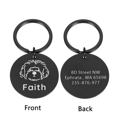 Kohandatud koerasildid Isikupärastatud graveeritud Lemmiklooma kutsika Kassi ID Kaelarihm Nime Aadress Silt Lemmikloomatarvikud Väikestele Koertele Kassi lemmikloomad Tooted