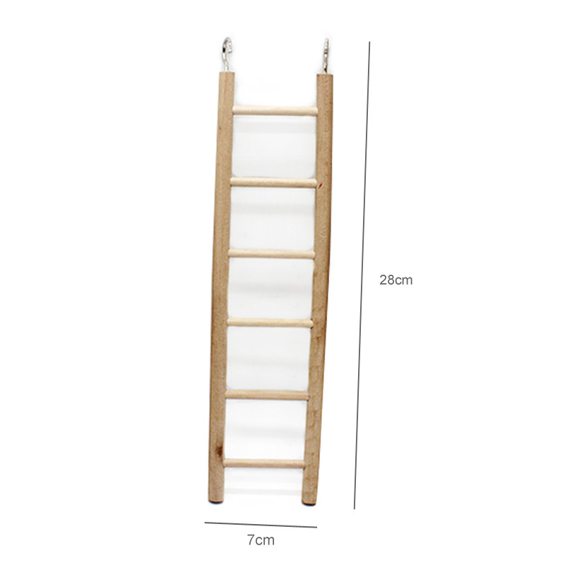 Papagailis Rotaļlieta Mājdzīvnieku piederumi Putnu Būris 1Gb Kāpšanas Kāpnes Šūpojošs Skrāpis Asaris 6 Kāpnes Kāmji Produkti Koka Kāpnes