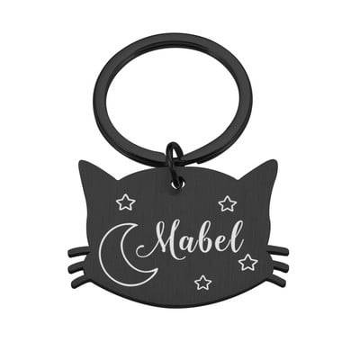 Pielāgotas mājdzīvnieku kaķu kaklasiksnas ID atzīmes Personalizētas kaklarotas nosaukuma numura zīme Kaķu aksesuāri mājas kaķēnu kaķu piederumiem Produkti