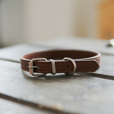 Uus 1 tk lemmiklooma veisenahast kaelarihm, reguleeriv kassi lemmiklooma jalutusrihm, nahast 15 värvi kassipoja kutsika kaelarihm Samlli keskmistele koertele kassitarvikud