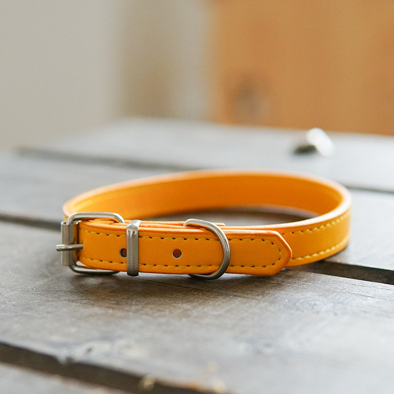 Uus 1 tk lemmiklooma veisenahast kaelarihm, reguleeriv kassi lemmiklooma jalutusrihm, nahast 15 värvi kassipoja kutsika kaelarihm Samlli keskmistele koertele kassitarvikud