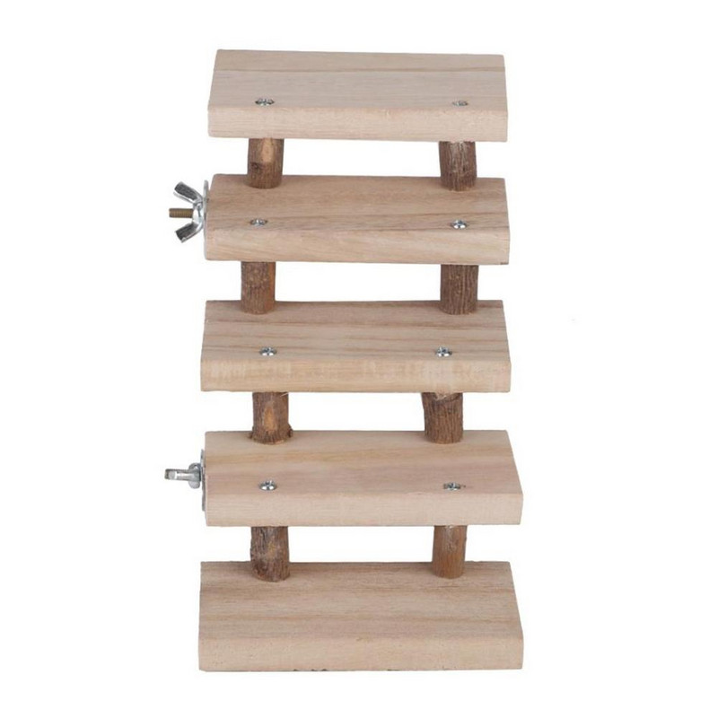 10 cm kāmja papagailis dabīgā koka kāpņu rotaļlietas 3/4/5/6/7/8 slāņi kāpšana kāpnēs mājdzīvnieku būru piederumi