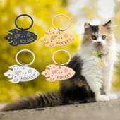 Accesorii pentru câini de companie Etichetă personalizată pentru guler pentru câini Colier pentru pisici Etichete de identificare pentru medalie anti-pierdere pentru câini cu gravură Nume Adresă Pandantiv