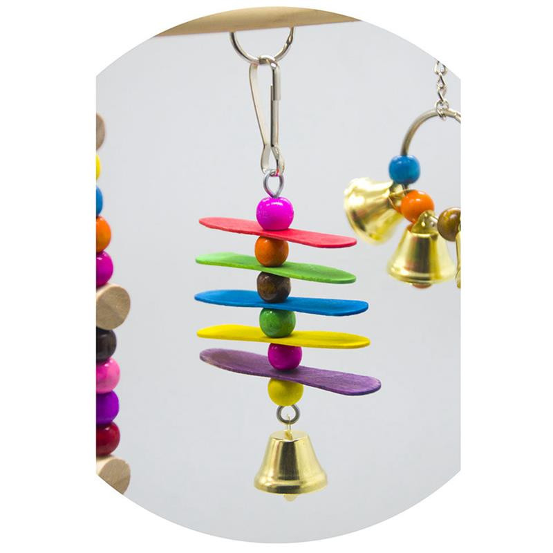 Dorakitten radošās papagaiļu rotaļlietas Smieklīgas papagaiļa kāpnes Putnu šūpoles Rotaļlieta Papagaiļa piekarināmās rotaļlietas Mājdzīvnieku piederumi Putnu apmācības piederumi