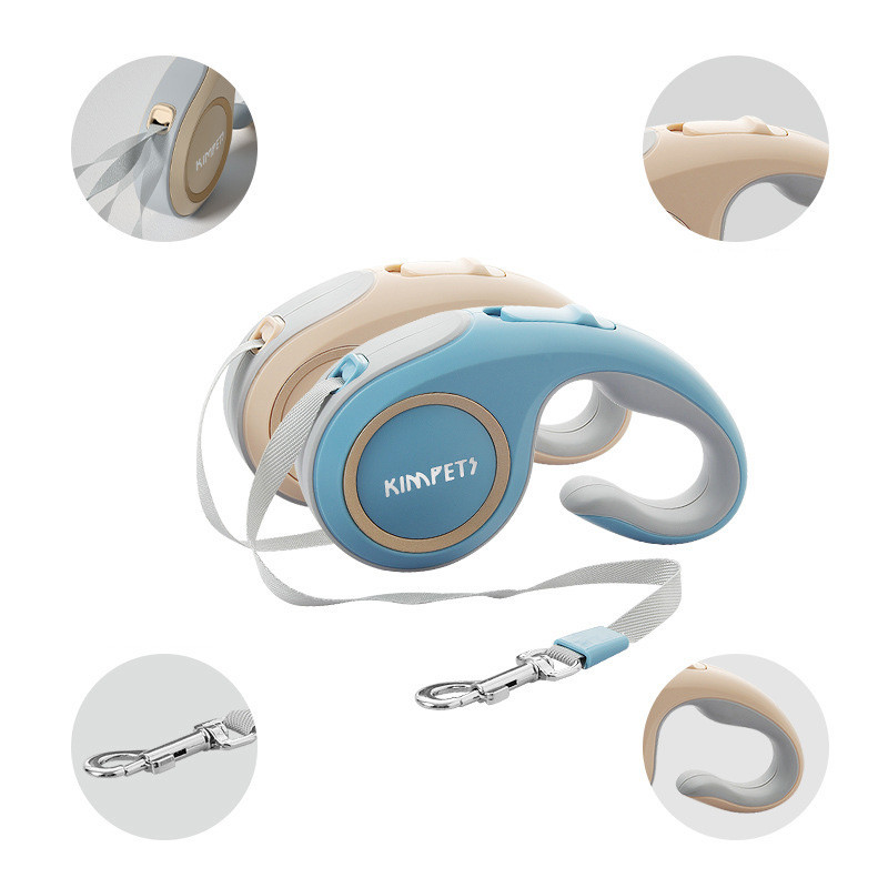 Povodac za pse koji se može uvlačiti Izdržljivi najlonski povodac za hodanje za kućne ljubimce Automatski produžujući konopac za pse za male i srednje velike ljubimce