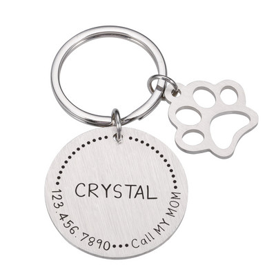 Προσαρμοσμένη ταυτότητα για κολάρο γάτας για κατοικίδια Ετικέτες διεύθυνσης για σκύλους Αξεσουάρ κατοικίδιων ζώων Εξατομικευμένο κολιέ για κουτάβι γατάκι με όνομα πιάτο για σκύλους