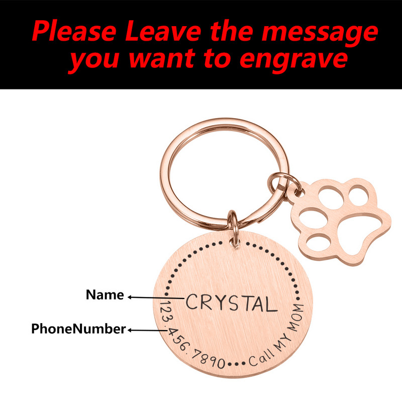 Προσαρμοσμένη ταυτότητα για κολάρο γάτας για κατοικίδια Ετικέτες διεύθυνσης για σκύλους Αξεσουάρ κατοικίδιων ζώων Εξατομικευμένο κολιέ για κουτάβι γατάκι με όνομα πιάτο για σκύλους